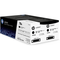 HP 78A Black 2-pack LJ Toner Cart, CE278AD (2,100 / 2,100 pages) HP 78A Black 2-pack LJ Toner Cart, CE278AD (2,100 / 2,100 pages)