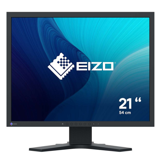 EIZO MT 21,3" S2134 FlexScan, IPS, 1600x1200, 500nit, 1800:1, 6ms, DisplayPort, DVI-D, D-sub, USB, Černý