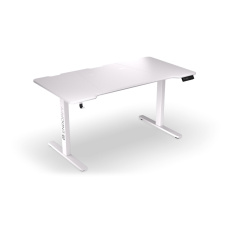 Endorfy herní stůl Atlas L electric OWH / 150cm x 78cm / nosnost 80 kg / elektricky výškově stavitelný (73-120cm) / bílá