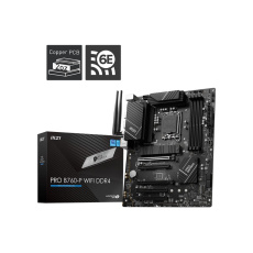 MSI MB Sc LGA1700 PRO B760-P WIFI DDR4, Intel B760, 4xDDR4, 1xDP, 1xHDMI, WI-FI