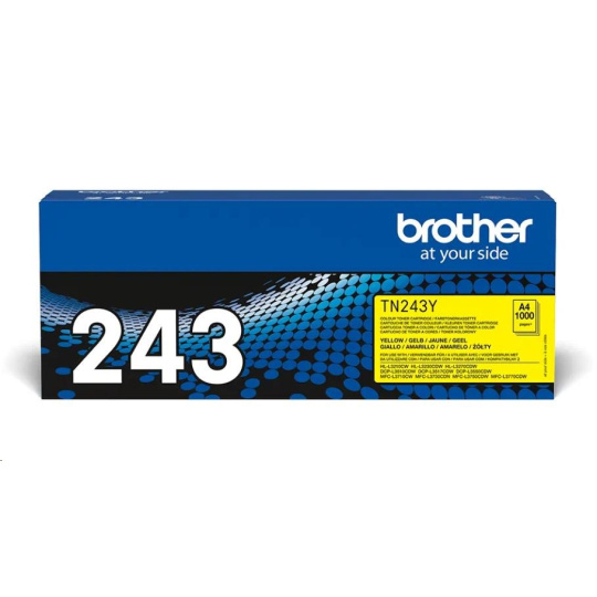 Toner BROTHER TN-243Y - PRO HLL3210 HLL3270 DCPL3510 DCPL3550 MFCL3730 MFCL3770 - cca