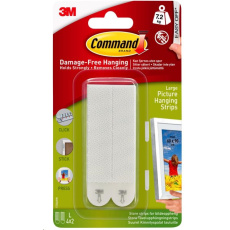 3M COMMAND nalepovací systém rámečků na zeď L-7.2kg, bílá 3M COMMAND nalepovací systém rámečků na zeď L-7.2kg, bílá