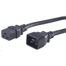PREMIUMCORD Napájací kábel 230V/16A predĺženie 3m (konektory IEC 320 C19 - IEC 320 C20) PREMIUMCORD Napájací kábel 230V/16A predĺženie 3m (konektory IEC 320 C19 - IEC 320 C20)