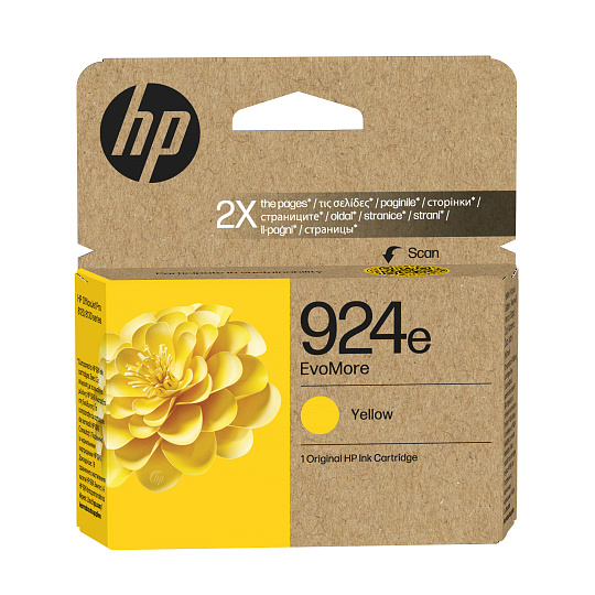 HP 924e EvoMore Yellow Original Ink Cartridge (800 pages) HP 924e EvoMore Yellow Original Ink Cartridge (800 pages)