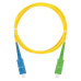 XtendLan simplexní patch kabel SM 9/125, OS2, SC-SC(APC), LS0H, 10m
