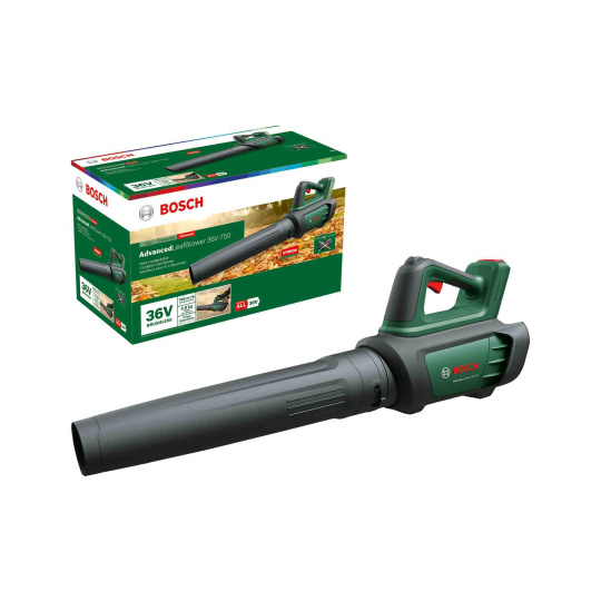 BOSCH AdvancedLeafBlower 36V-750, akumulátorový foukač na listí, 36 V, proudění 100 – 200 km/h