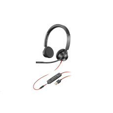 Náhlavná súprava POLY BLACKWIRE 3325 MS, USB, 3,5 mm jack, stereo Náhlavná súprava POLY BLACKWIRE 3325 MS, USB, 3,5 mm jack, stereo