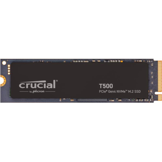 CRUCIAL SSD 500GB T500, M.2 2280, PCIe Gen4x4, R:7200/W:5700MB/s CRUCIAL SSD 500GB T500, M.2 2280, PCIe Gen4x4, R:7200/W:5700MB/s