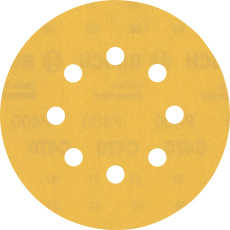 Bosch brusný papír EXPERT C470 s 8 otvory pro vibrační brusky 125 mm, G 400, 5 ks Bosch brusný papír EXPERT C470 s 8 otvory pro vibrační brusky 125 mm, G 400, 5 ks