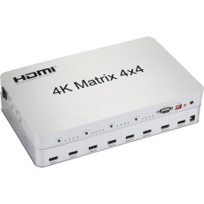 PremiumCord HDMI maticový prepínač 4:4 , rozlíšenie 4Kx2K PremiumCord HDMI maticový prepínač 4:4 , rozlíšenie 4Kx2K