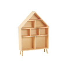 Montessori dětská knihovna (regál) - domeček