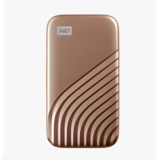 SanDisk WD My Passport SSD externý 2 TB , USB-C 3.2 , 1050/1000 MB/s R/W PC a Mac , zlatá SanDisk WD My Passport SSD externý 2 TB , USB-C 3.2 , 1050/1000 MB/s R/W PC a Mac , zlatá