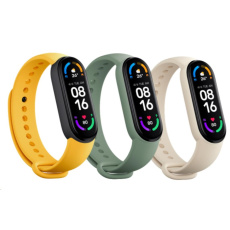 Xiaomi Mi Smart Band 6 Strap(3 pack) Ivory/Olive/Yellow Xiaomi Mi Smart Band 6 Strap(3 pack) Ivory/Olive/Yellow