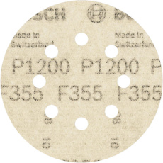 Bosch brusný papír PRO F355, 125 mm, G1200, 5 ks Bosch brusný papír PRO F355, 125 mm, G1200, 5 ks