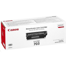 Canon LASER TONER čierny CRG-703 (CRG703) 2 000 strán* Canon LASER TONER čierny CRG-703 (CRG703) 2 000 strán*