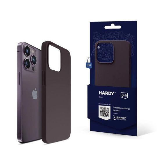 3mk Hardy Silicone MagCase pro Apple iPhone 14 Pro Max, Deep Purple