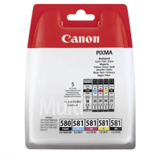 Canon CARTRIDGE PGI-580/CLI-581 BK/CMYK MULTI Canon CARTRIDGE PGI-580/CLI-581 BK/CMYK MULTI