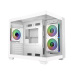 Cooler Master case Elite 481 Wood, ATX, Průhledná bočnice, 3x 120mm ARGB Fan, Bílá