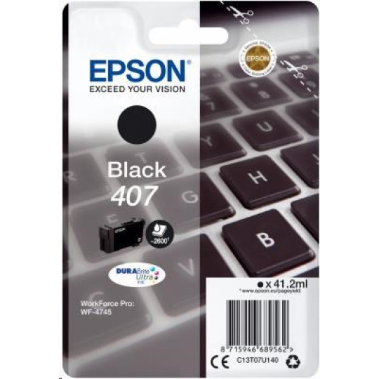 Atramentová kazeta EPSON série WF-4745 s atramentom "Keyboard" L čierna 2600 str. (41,2 ml)