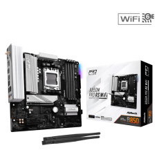 ASRock MB Sc AM5 B850M PRO RS WIFI, AMD B850, 4xDDR5, 1xDP, 1xHDMI, WiFi, mATX ASRock MB Sc AM5 B850M PRO RS WIFI, AMD B850, 4xDDR5, 1xDP, 1xHDMI, WiFi, mATX