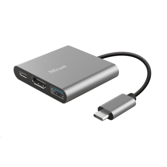 Adaptér TRUST DALYX, 3 v 1, USB-C