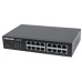 Intellinet 16-portový gigabitový ethernetový prepínač, 16x GbE, bez ventilátora