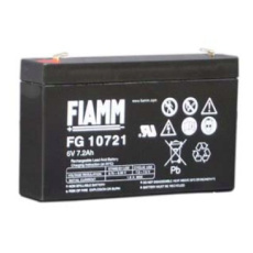 Batéria - Fiamm FG10721 (6V/7,2Ah-Faston 187), životnosť 5 rokov