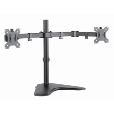 Stolný držiak CONNECT IT TwinArm pre 2 monitory, ČIERNY Stolný držiak CONNECT IT TwinArm pre 2 monitory, ČIERNY