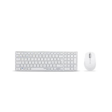 Set klávesnice a myši RAPOO 9700M, bezdrôtový, CZ/SK, biely