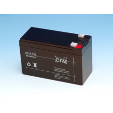 Batéria - CTM CT 12-9L (12V/9Ah - Faston 250), životnosť 5 rokov Batéria - CTM CT 12-9L (12V/9Ah - Faston 250), životnosť 5 rokov
