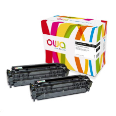 OWA Armor toner pre HP Color LJ CP2020, CP2025, CM2320, CM2720, 2x3500 strán, CC530AD, čierna/čierna OWA Armor toner pre HP Color LJ CP2020, CP2025, CM2320, CM2720, 2x3500 strán, CC530AD, čierna/čierna
