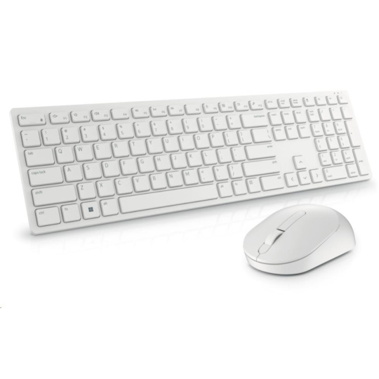 Dell Pro Wireless Keyboard and Mouse - KM5221W - US International (QWERTY) - White