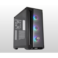 Skriňa Cooler Master MasterBox MB520 aRGB, E-ATX, Mid Tower, čierna, bez zdroja