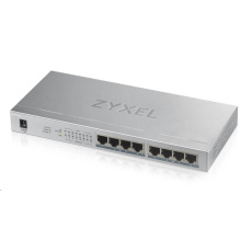 Zyxel GS1008HP 8-portový stolový gigabitový prepínač PoE, 8x PoE+ GbE, PoE 60W