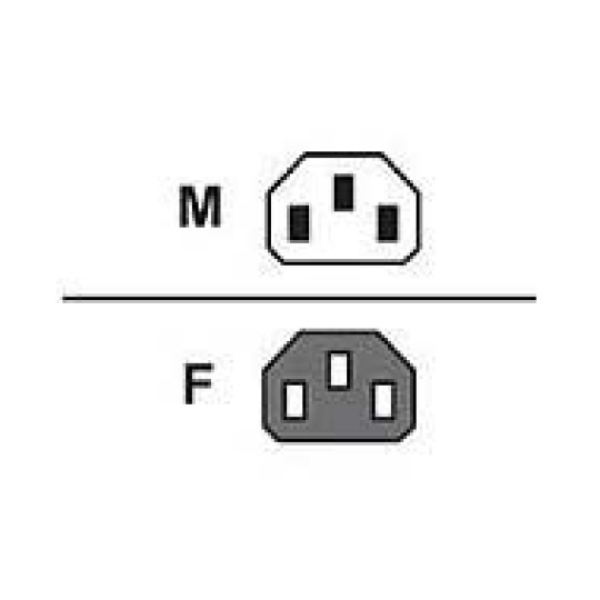 HP PDU cable IEC C14 to IEC C13 - 8ft