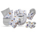 Set do postýlky - 7dílná sada Boho zvířátka