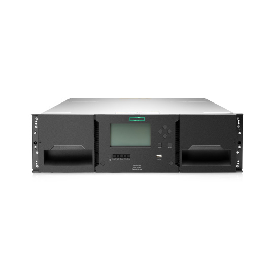 HPE Storage MSL3040 Tape Library 1x MSL LTO-9 SAS Drive 20x LTO-9 45TB Data Cartridges HPE Storage MSL3040 Tape Library 1x MSL LTO-9 SAS Drive 20x LTO-9 45TB Data Cartridges