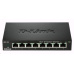 D-Link DES-108 8-portový 10/100 stolný prepínač s kovovým puzdrom