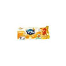 PERFEX toaletný papier biely broskyňa 3 vr 8+2ks