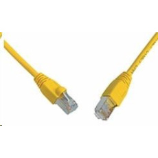 Solarix Patch kábel CAT6 SFTP PVC 0,5m žltý odolný proti zachyteniu C6-315YE-0,5MB Solarix Patch kábel CAT6 SFTP PVC 0,5m žltý odolný proti zachyteniu C6-315YE-0,5MB