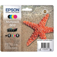 Atrament EPSON Multipack "Starfish" 4-farebný atrament 603 Atrament EPSON Multipack "Starfish" 4-farebný atrament 603