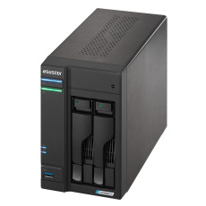 Asustor AS6702T 2-šachtový NAS Lockerstor 2 Gen2, 4 GB DDR4, 4xM.2, 2x2.5GE, 2xUSB3.2, Celeron N5105 4core 2.0GHz