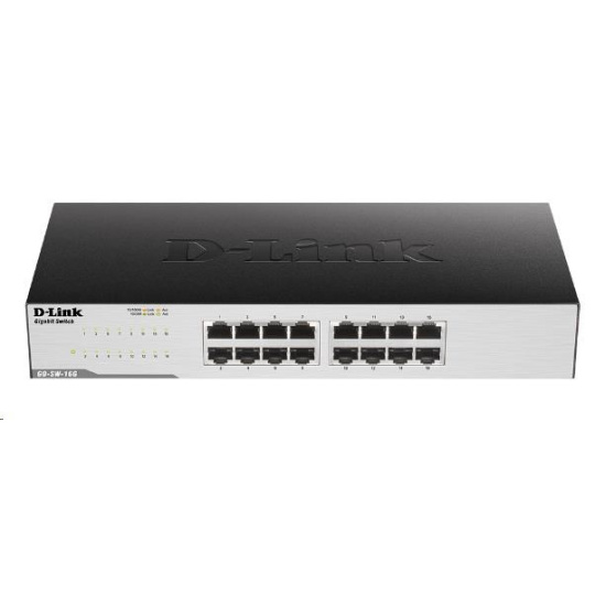 D-Link GO-SW-16G 16-portový GIGABIT EASY DESKTOP SWITCH