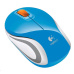 Bezdrôtová myš Logitech M187, modrá