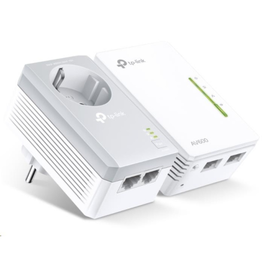 TP-Link TL-WPA4226KIT WiFi4 průchozí powerline set (N600, AV600,2x100Mb/s,HomePlug AV2)