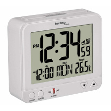 TechnoLine WT 195W - digitální budík bílý s teploměrem TechnoLine WT 195W - digitální budík bílý s teploměrem