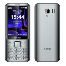 Aligator D950 Dual SIM, stříbrná Aligator D950 Dual SIM, stříbrná
