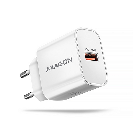 BAZAR - AXAGON ACU-QC18W, nabíječka do sítě 18W, 1x port USB-A, QC3.0/AFC/Apple, bílá - Poškozený obal (Náhradní krabice BAZAR - AXAGON ACU-QC18W, nabíječka do sítě 18W, 1x port USB-A, QC3.0/AFC/Apple, bílá - Poškozený obal (Náhradní krabice