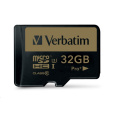 Karta VERBATIM MicroSDHC 32GB PRO+ Class 10, UHS 1 (R:90/W:80 MB/s)