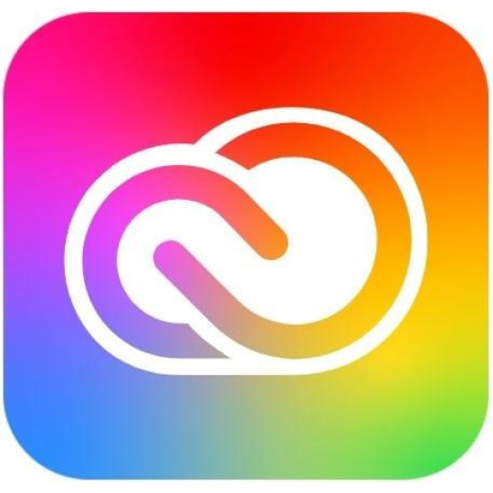 Adobe Creative Cloud for teams All Apps, Multi Platform, English, COM, 1 používateľ, 12 mesiacov, Level 2, 10-49 Lic - nová licence